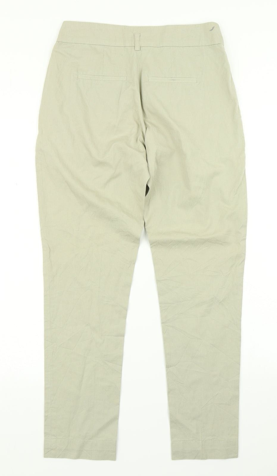 Warehouse Womens Green   Chino Trousers Size 6 L26 in