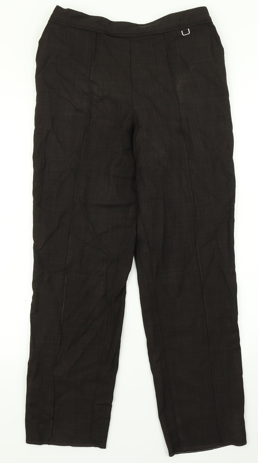 Classic Womens Brown   Dress Pants Trousers Size 10 L26 in