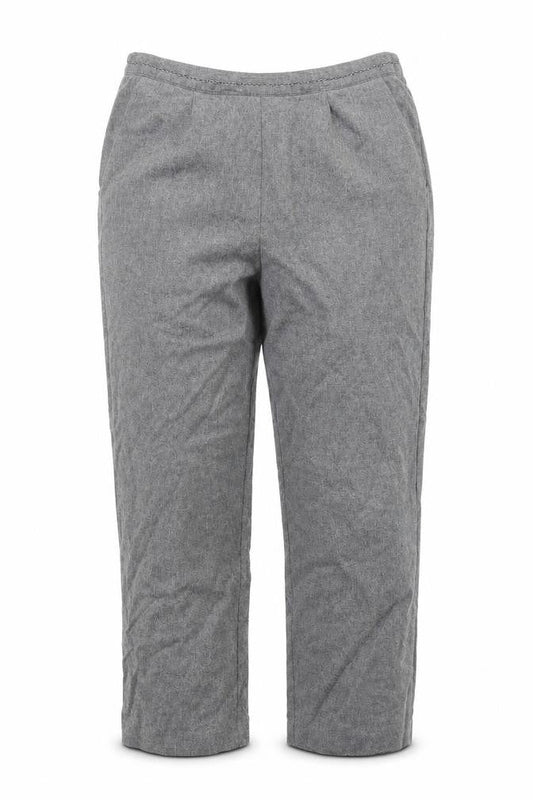 Womens UK Size 10 Bonmarché Regular Fit Dress Pants Grey Trousers