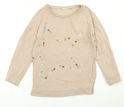 NEXT Girls Brown   Pullover Sweatshirt Size 11 Years