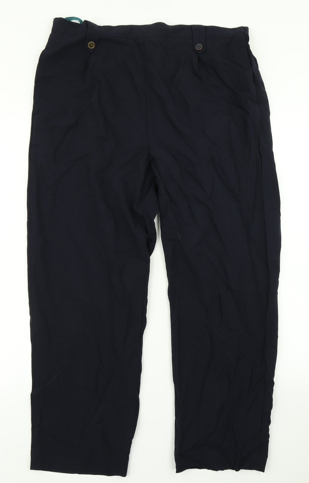 BM Womens Blue   Dress Pants Trousers Size 16 L24 in