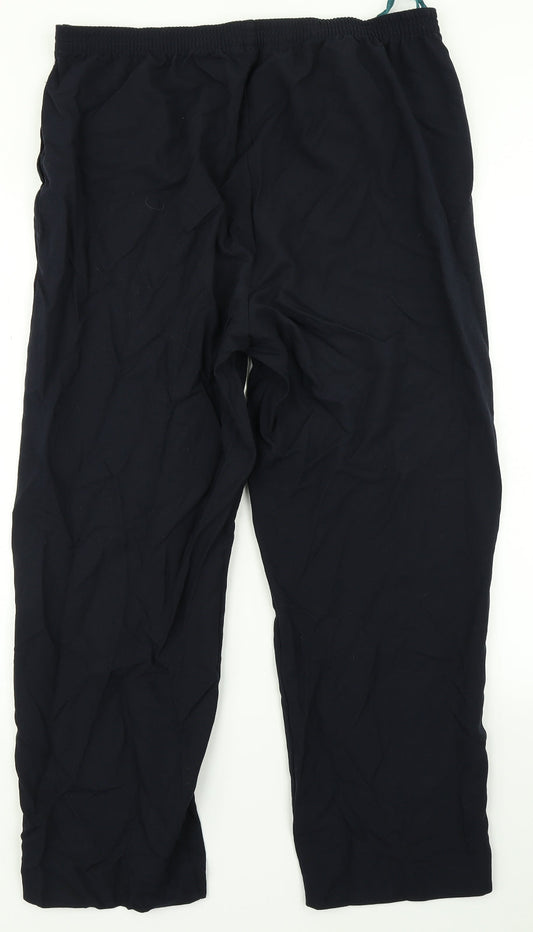 BM Womens Blue   Dress Pants Trousers Size 16 L24 in