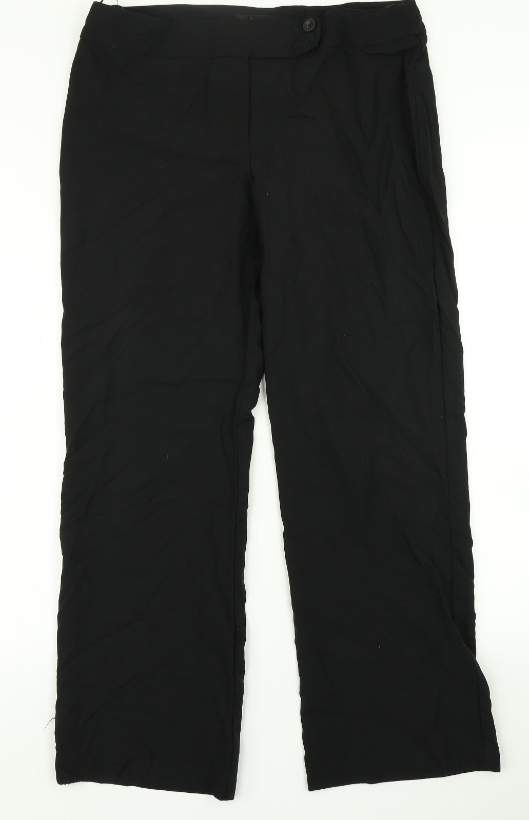 George Womens Black   Dress Pants Trousers Size 14 L29 in