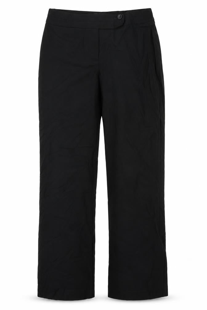 Womens UK Size 14 George Regular Fit Dress Pants Black Trousers