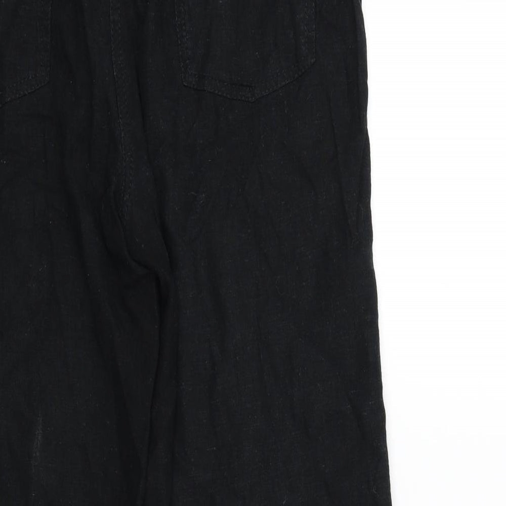 Womens UK Size 12 M&S Regular Fit  Black Trousers
