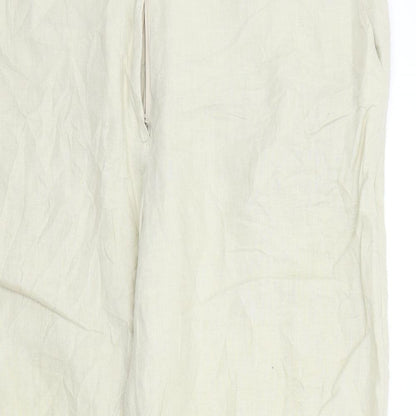 Premium Collection Womens Beige   Trousers  Size 16 L26 in