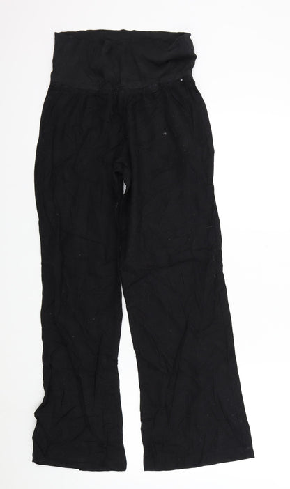 Womens UK Size S Terranova Regular Fit  Black Trousers