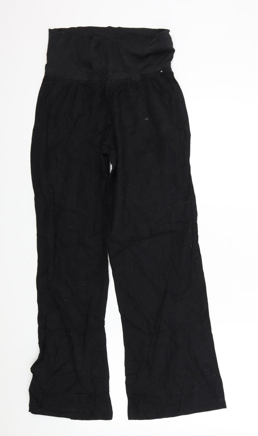 Womens UK Size S Terranova Regular Fit  Black Trousers