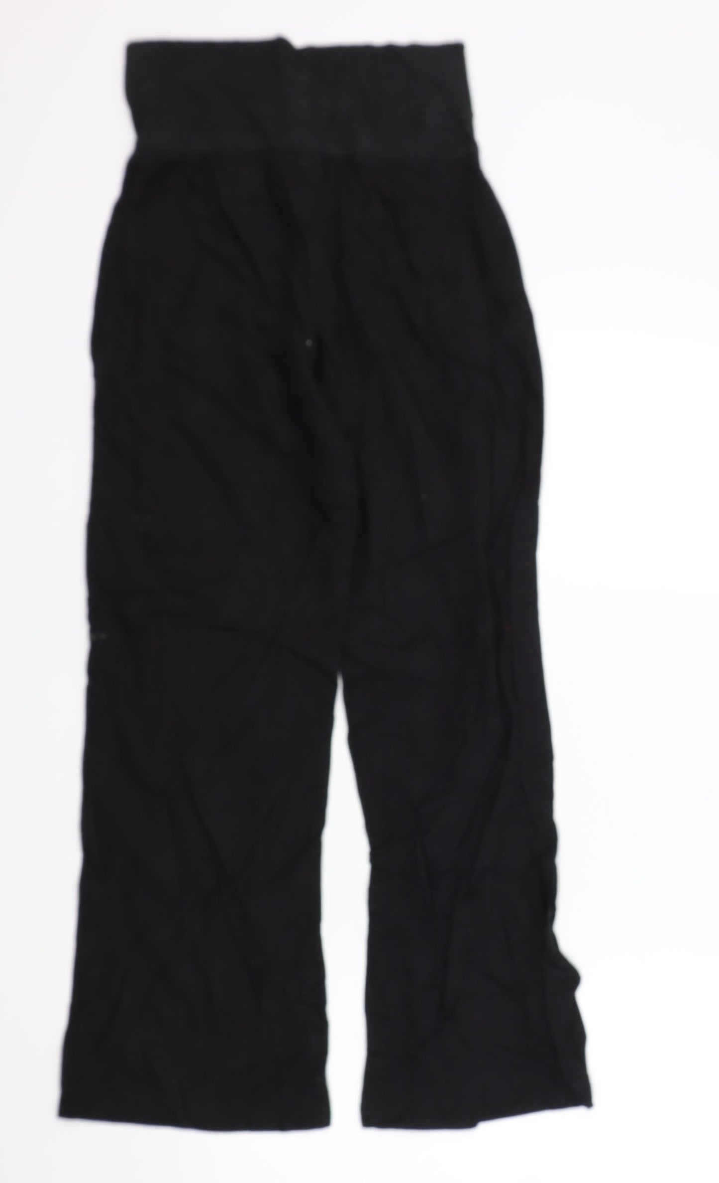Womens UK Size S Terranova Regular Fit  Black Trousers