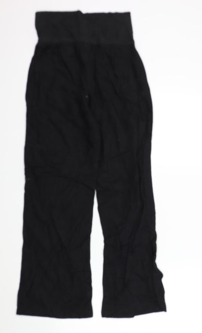 Womens UK Size S Terranova Regular Fit  Black Trousers
