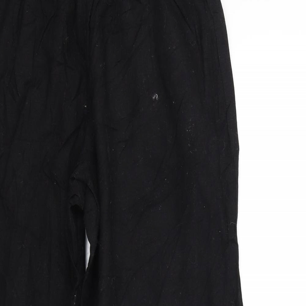 Womens UK Size S Terranova Regular Fit  Black Trousers