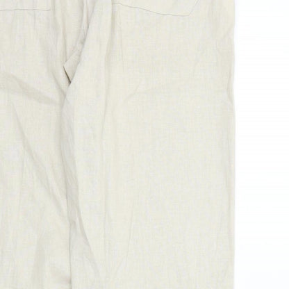 Tonger Womens Beige   Trousers  Size 2XL L31 in