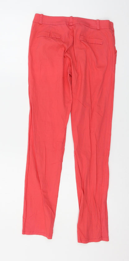 Womens UK Size 28 in Preworn Regular Fit  Pink Trousers