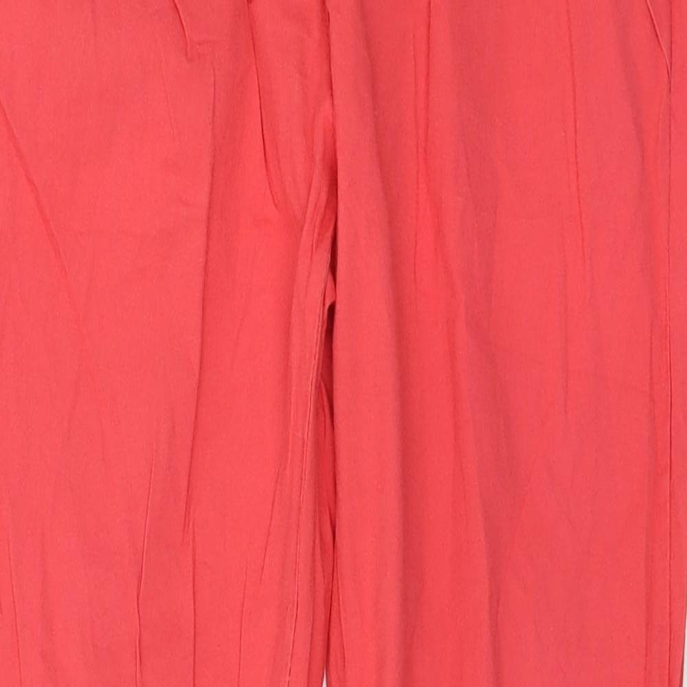 Womens UK Size 28 in Preworn Regular Fit  Pink Trousers