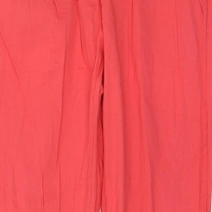 Womens UK Size 28 in Preworn Regular Fit  Pink Trousers