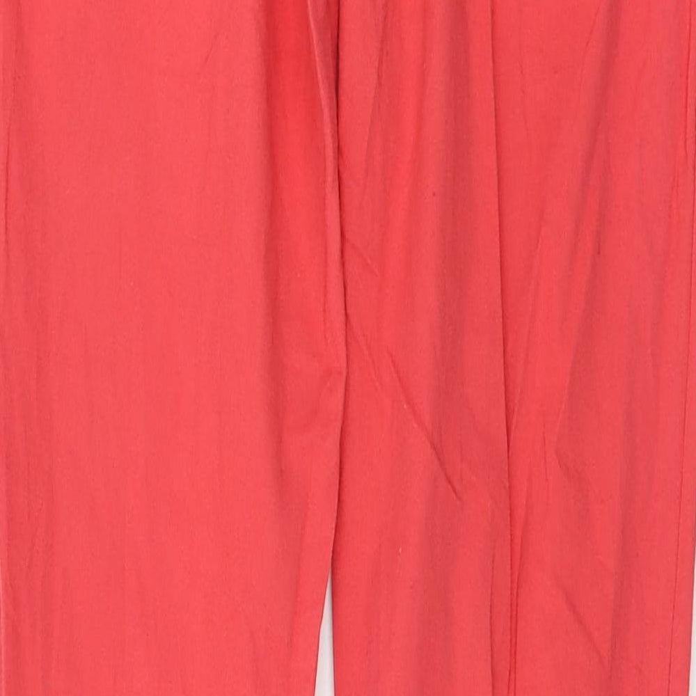 Womens UK Size 28 in Preworn Regular Fit  Pink Trousers