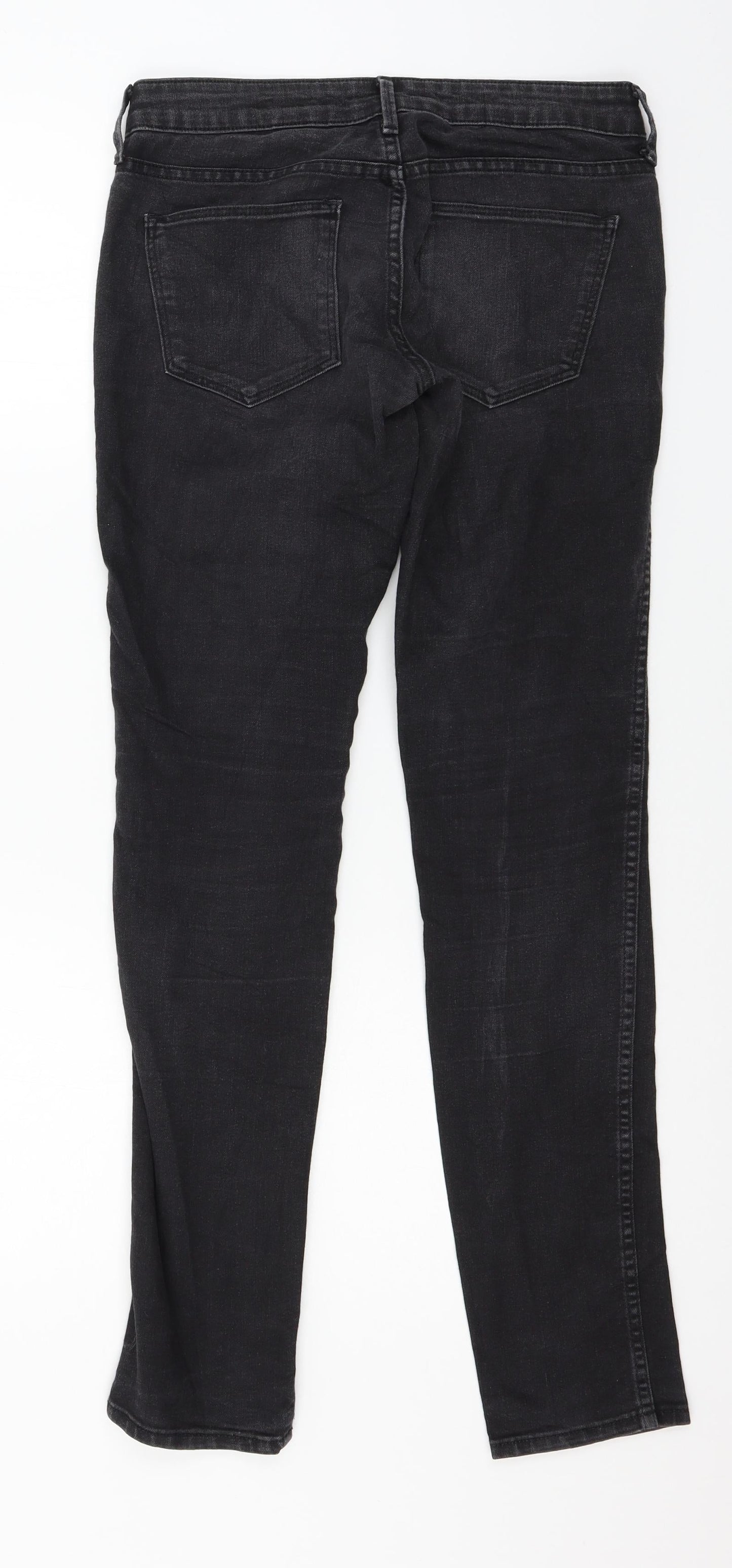 Womens UK Size 26 in H&M Regular Fit Skinny Grey Jeans