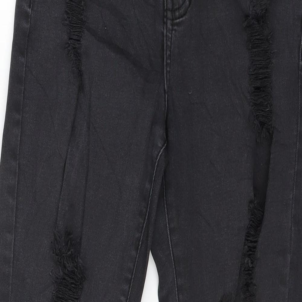 16 Womens Grey  Denim Skinny Jeans Size 6 L26 in
