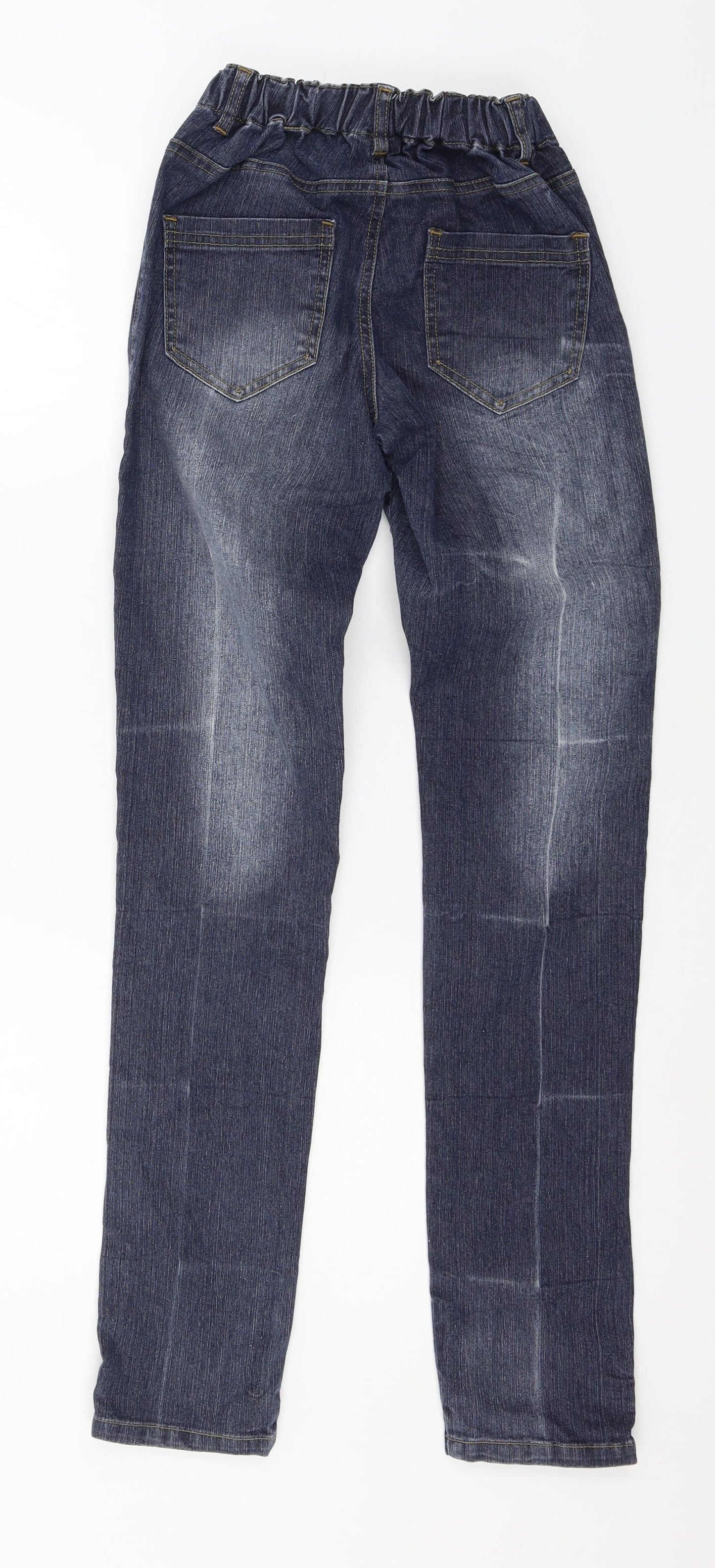 Womens UK Size 6 OKAY Regular Fit Skinny Blue Jeans