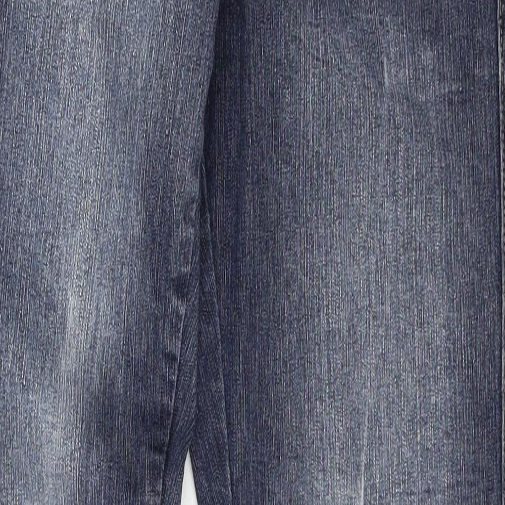 Womens UK Size 6 OKAY Regular Fit Skinny Blue Jeans