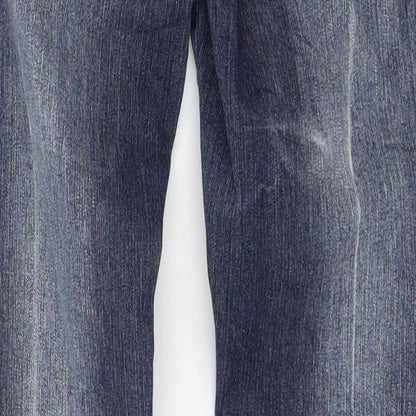 Womens UK Size 6 OKAY Regular Fit Skinny Blue Jeans
