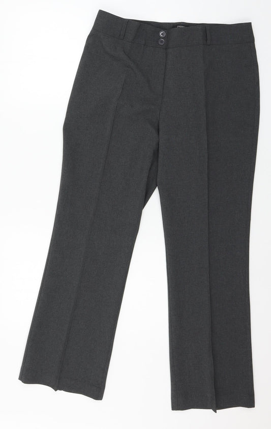 Womens UK Size 14 Papaya Regular Fit  Grey Trousers