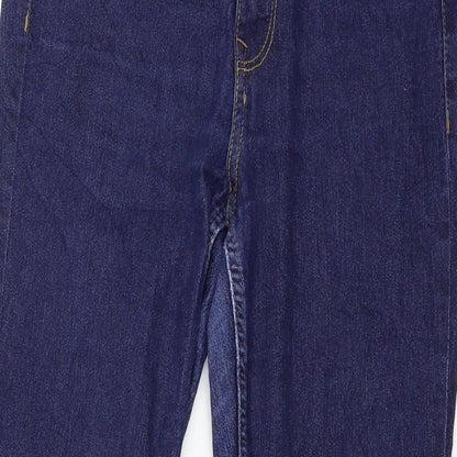 Womens UK Size 28 in H&M Regular Fit Skinny Blue Jeans