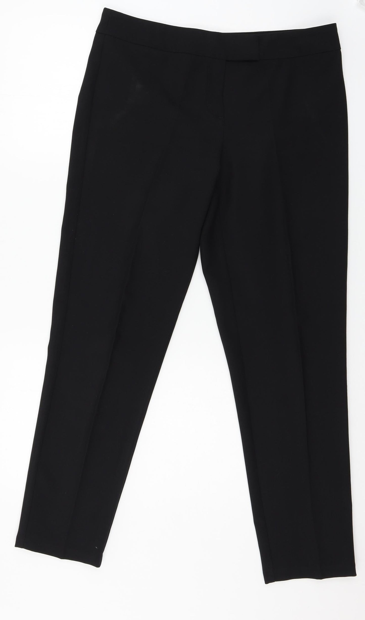 George Womens Black   Trousers  Size 12 L27 in