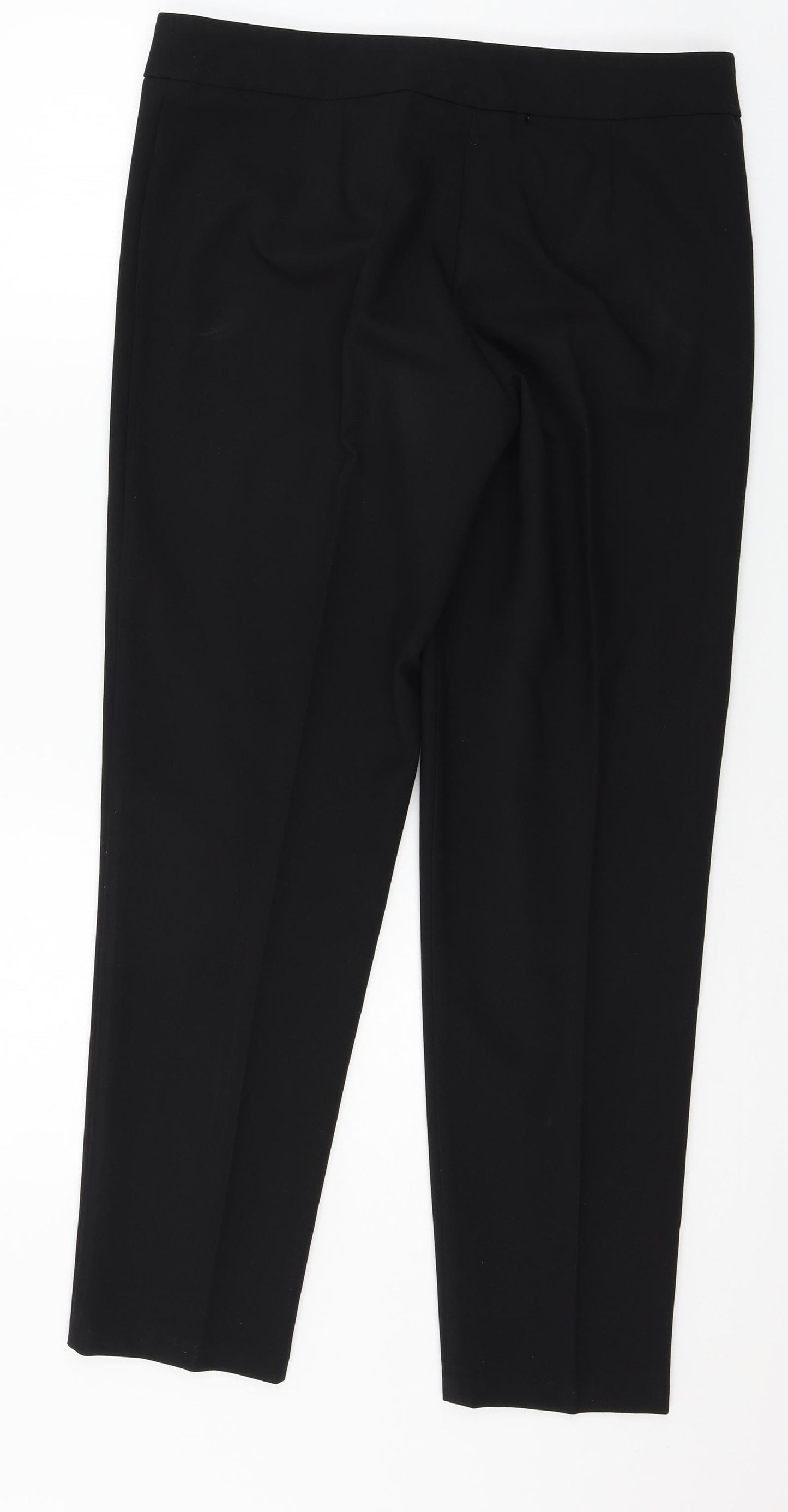 George Womens Black   Trousers  Size 12 L27 in
