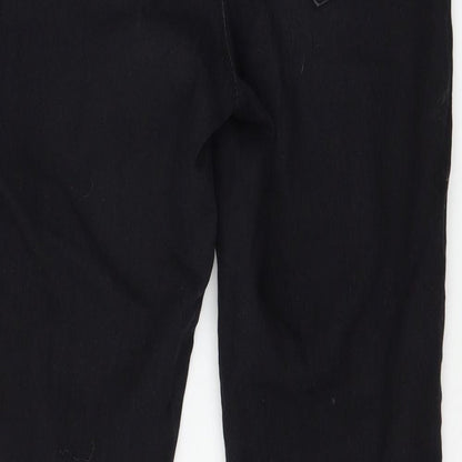 Denim & Co. Womens Black  Denim Jegging Jeans Size 10 L28 in