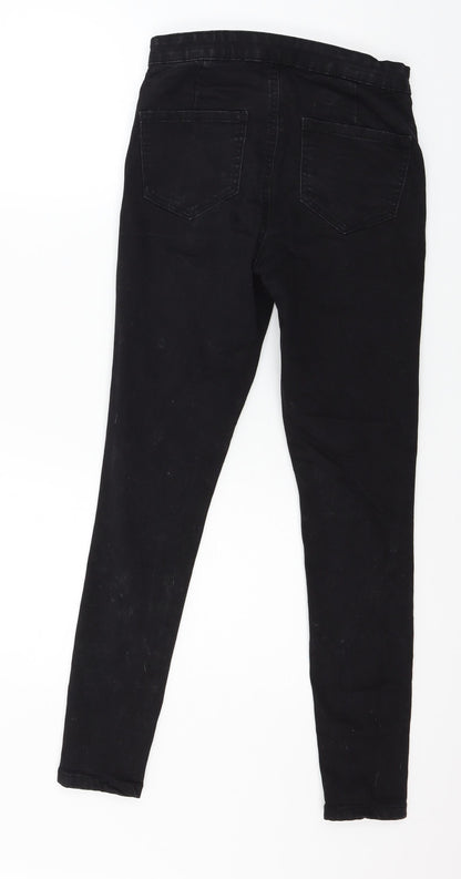 George Womens Black  Denim Skinny Jeans Size 8 L26 in