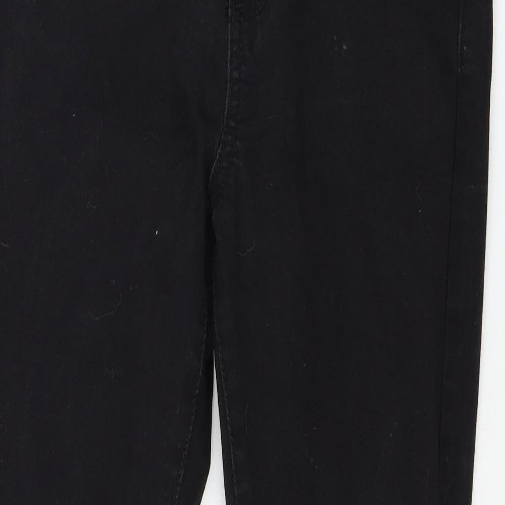George Womens Black  Denim Skinny Jeans Size 8 L26 in