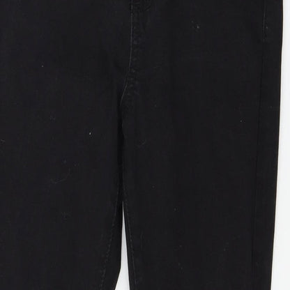 George Womens Black  Denim Skinny Jeans Size 8 L26 in
