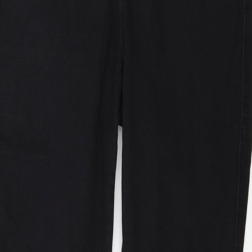 Denim & Co. Womens Black  Denim Jegging Jeans Size 10 L28 in