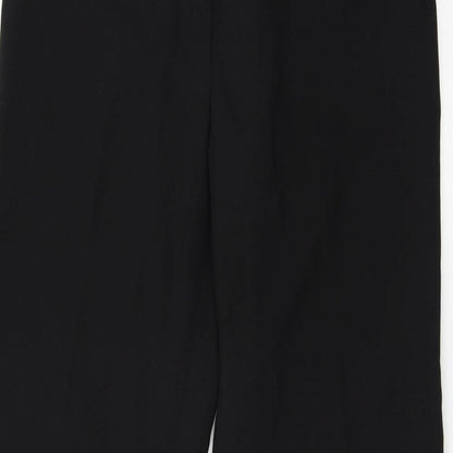Womens UK Size 12 Xe Regular Fit  Black Trousers