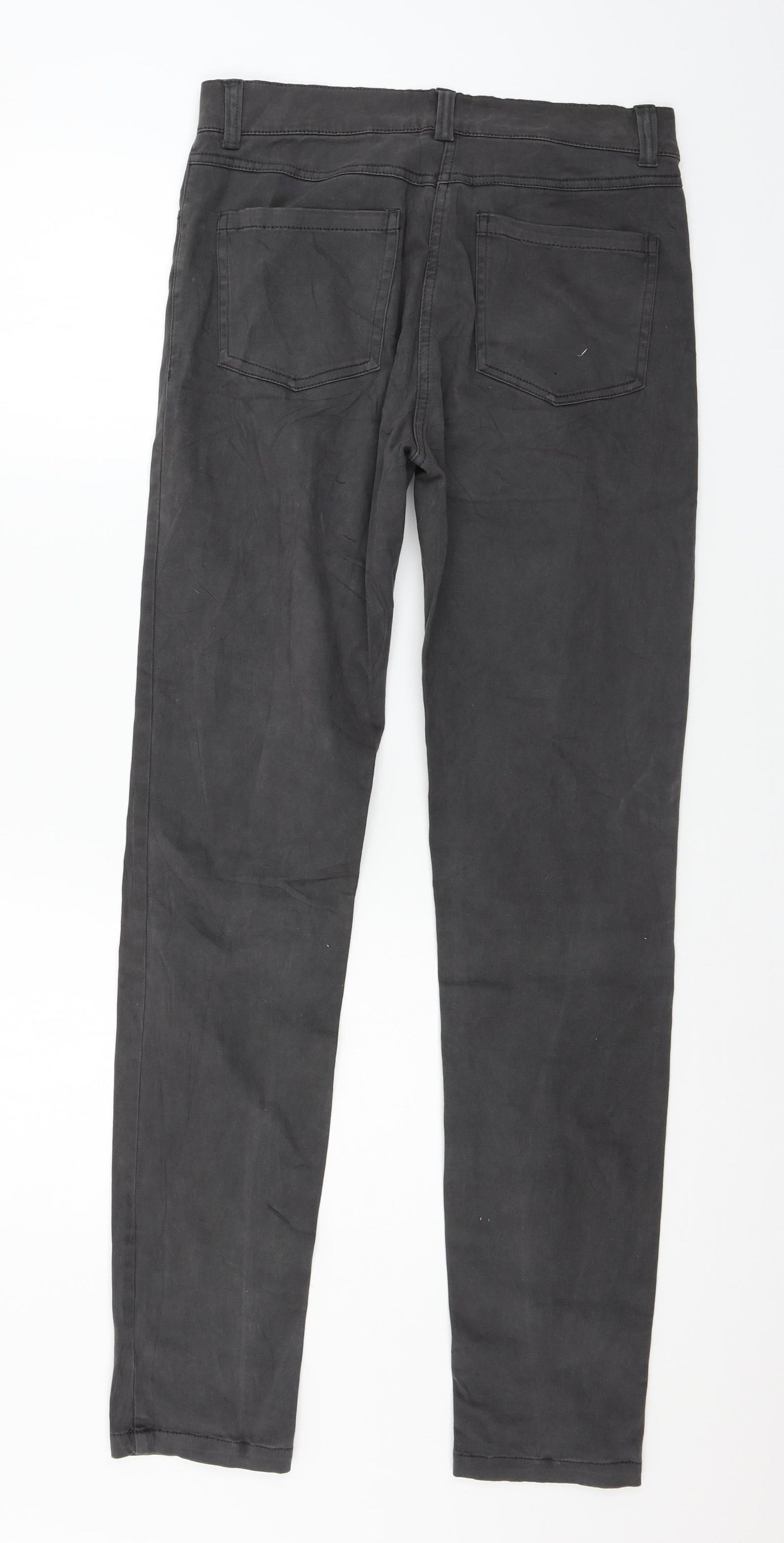 Snob Womens Grey  Denim Skinny Jeans Size 10 L30 in