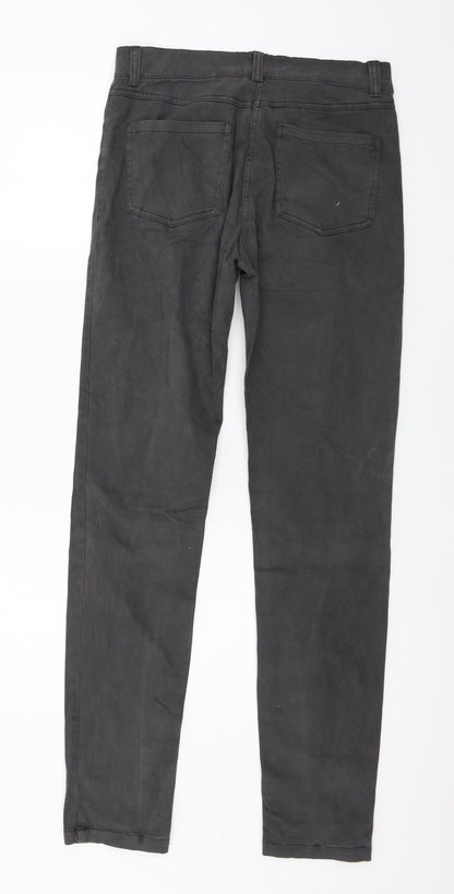 Snob Womens Grey  Denim Skinny Jeans Size 10 L30 in