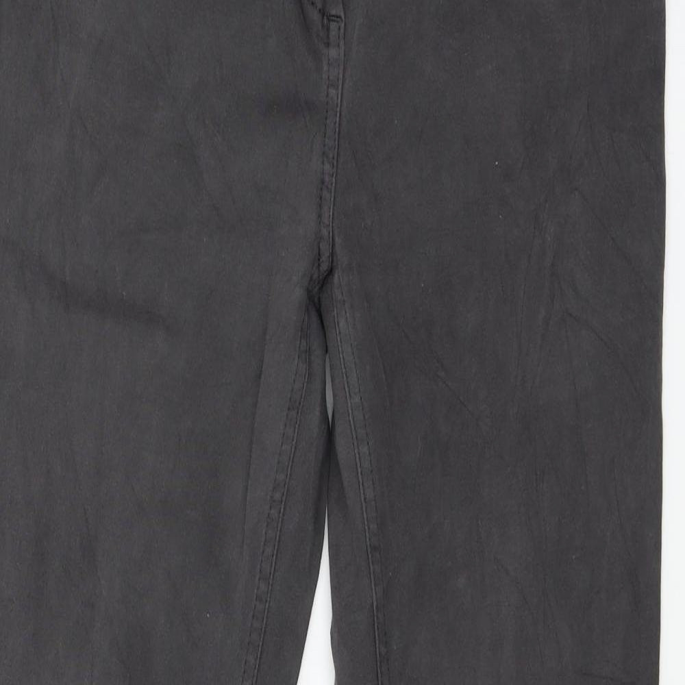 Snob Womens Grey  Denim Skinny Jeans Size 10 L30 in