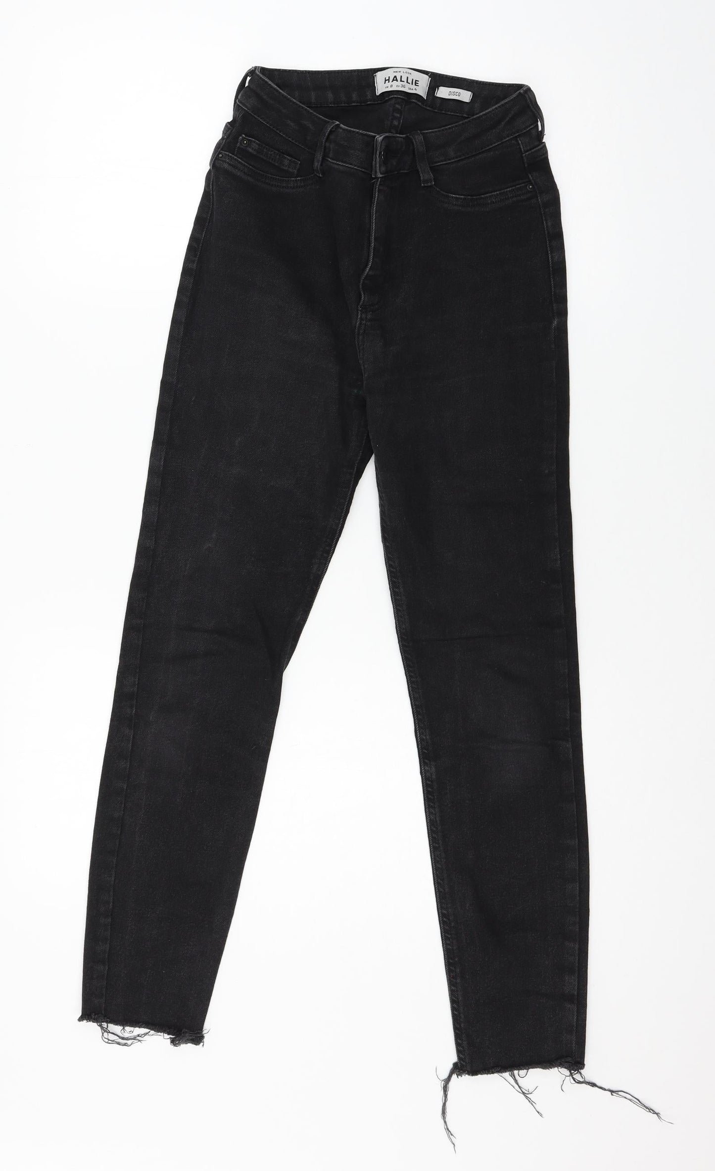New Look Womens Black  Denim Skinny Jeans Size 8 L25 in