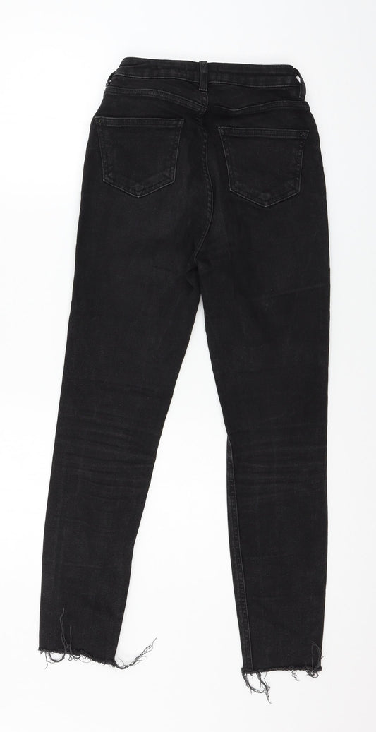 New Look Womens Black  Denim Skinny Jeans Size 8 L25 in