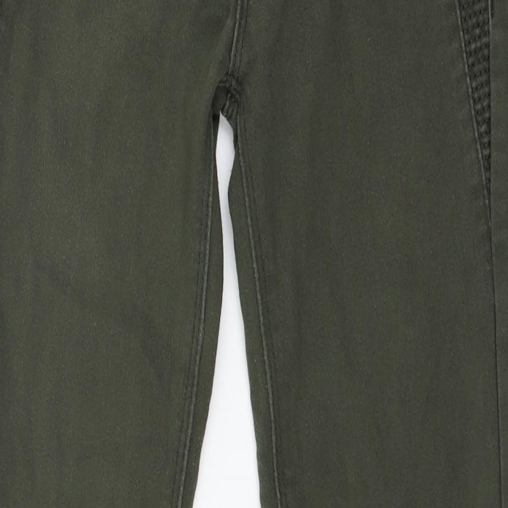 Denim & Co. Womens Green  Denim Skinny Jeans Size 8 L28 in