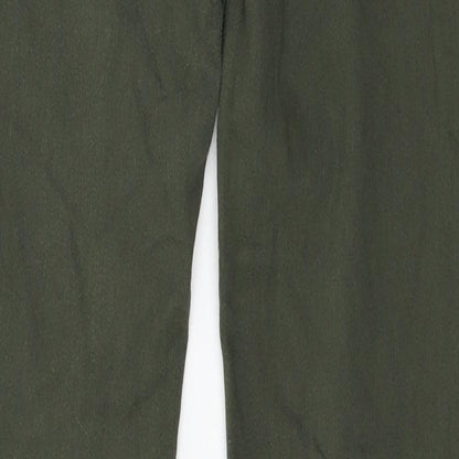 Denim & Co. Womens Green  Denim Skinny Jeans Size 8 L28 in