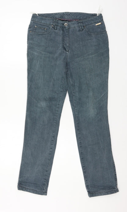 Pretty Women Womens Blue  Denim Straight Jeans Size 30 in L29 in