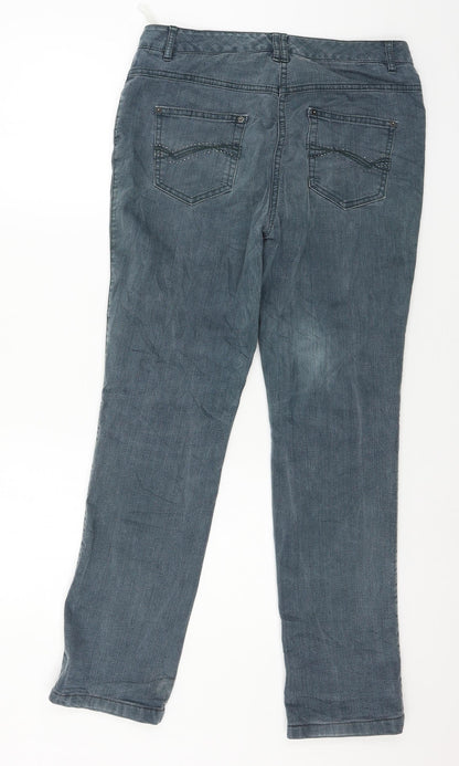 Pretty Women Womens Blue  Denim Straight Jeans Size 30 in L29 in
