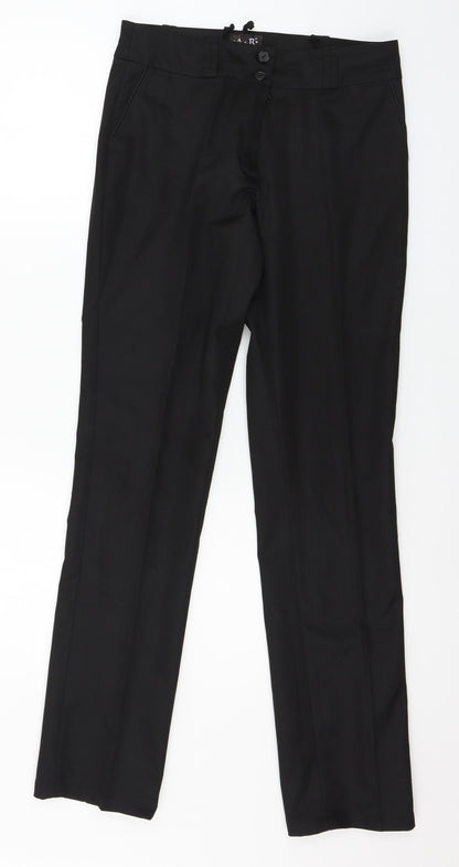 A&R Collection Womens Black   Trousers  Size 12 L30 in