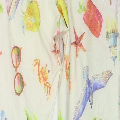 Womens UK Size 32 in Preworn Regular Fit  Multicoloured Trousers