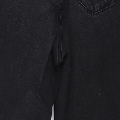 Denim & Co. Womens Grey  Denim Skinny Jeans Size 14 L24 in