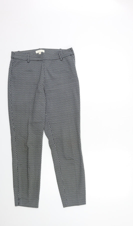 Womens UK Size 10 H&M Regular Fit  Black Trousers
