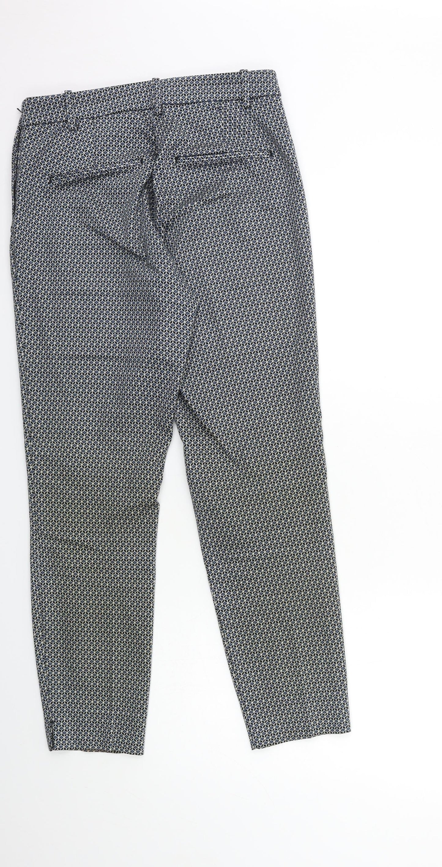 Womens UK Size 10 H&M Regular Fit  Black Trousers