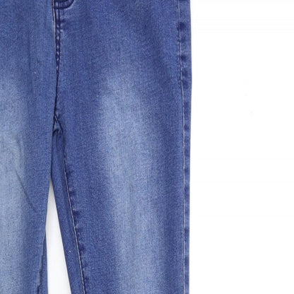 Boohoo Womens Blue  Denim Skinny Jeans Size 32 in L30 in